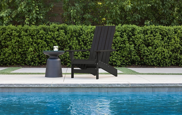Black Premium Montauk Resin Adirondack Chair - Keter US